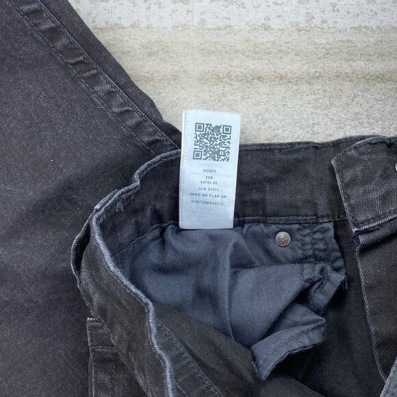 Vintage Y2K True Religion Jeans 31x31 Relaxed Slim Fit Jet Black Wash Geno Denim - Picture 5 of 7